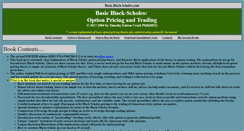 Desktop Screenshot of basicblackscholes.com